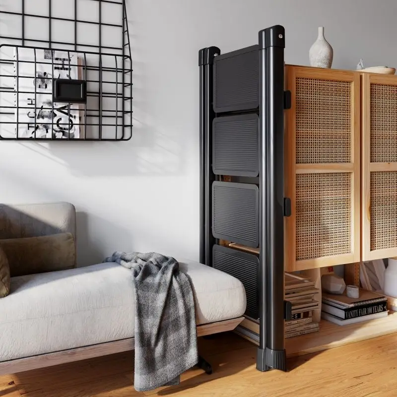 4 Step Foldable Household Portable Anti-slip Steel Household Ladder or Painting Ladder