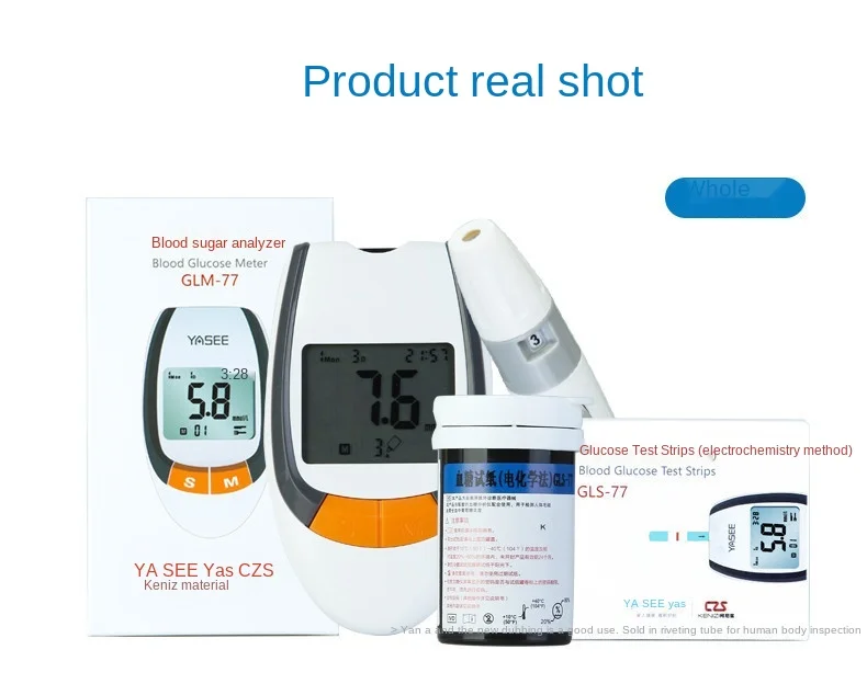 
blood glucose meter/hemoglobin meter blood glucose meter no pain 