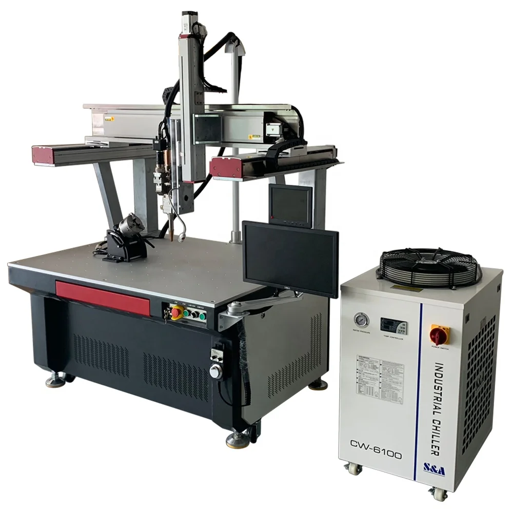 Shenzhen automatic 2kw 1.5kw 1kw Raycus fiber laser welding machines