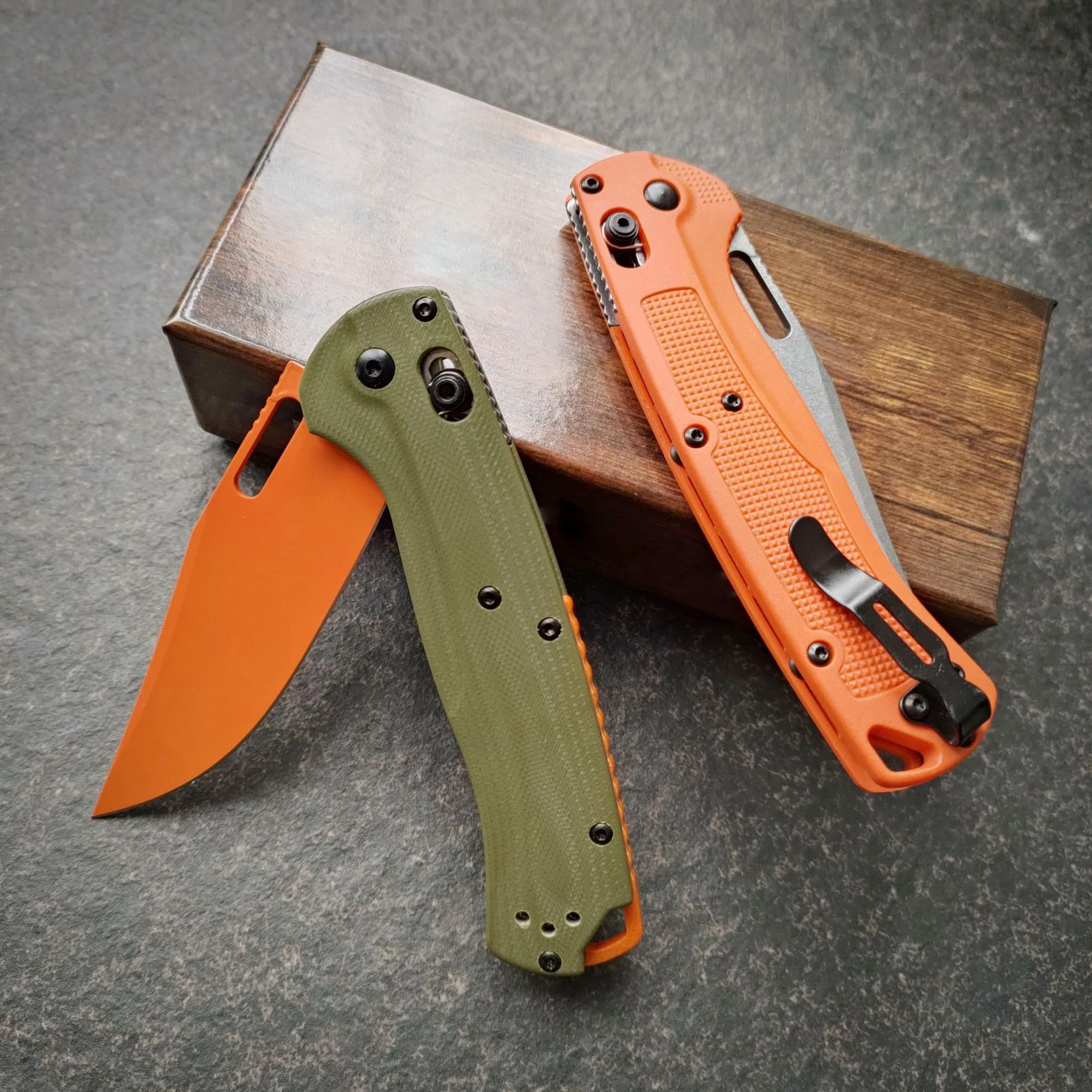 Butterfly knife  carbon fiber handle ceramic spray paint non-stick knife G10 handle glass fiber handle fruit knife