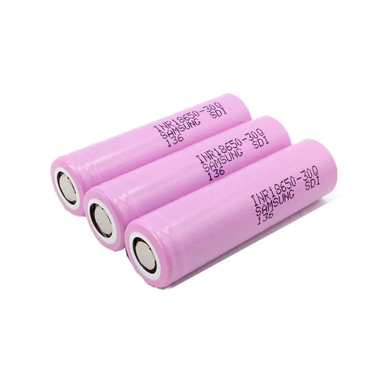 18650 30Q rechargeable lithium ion battery 3000mah 20A for electric vehicles 18650 battery cells