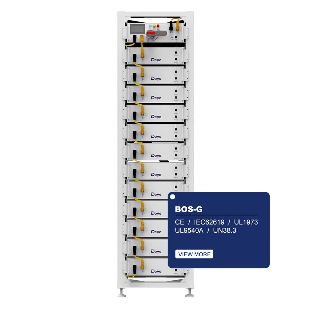 Deye ESS 30kwh BOS-G LiFePO4 Battery High Voltage 5.12kWh Lithium Ion Batteries 6000+ Cycles with 10 Years Warranty in stock