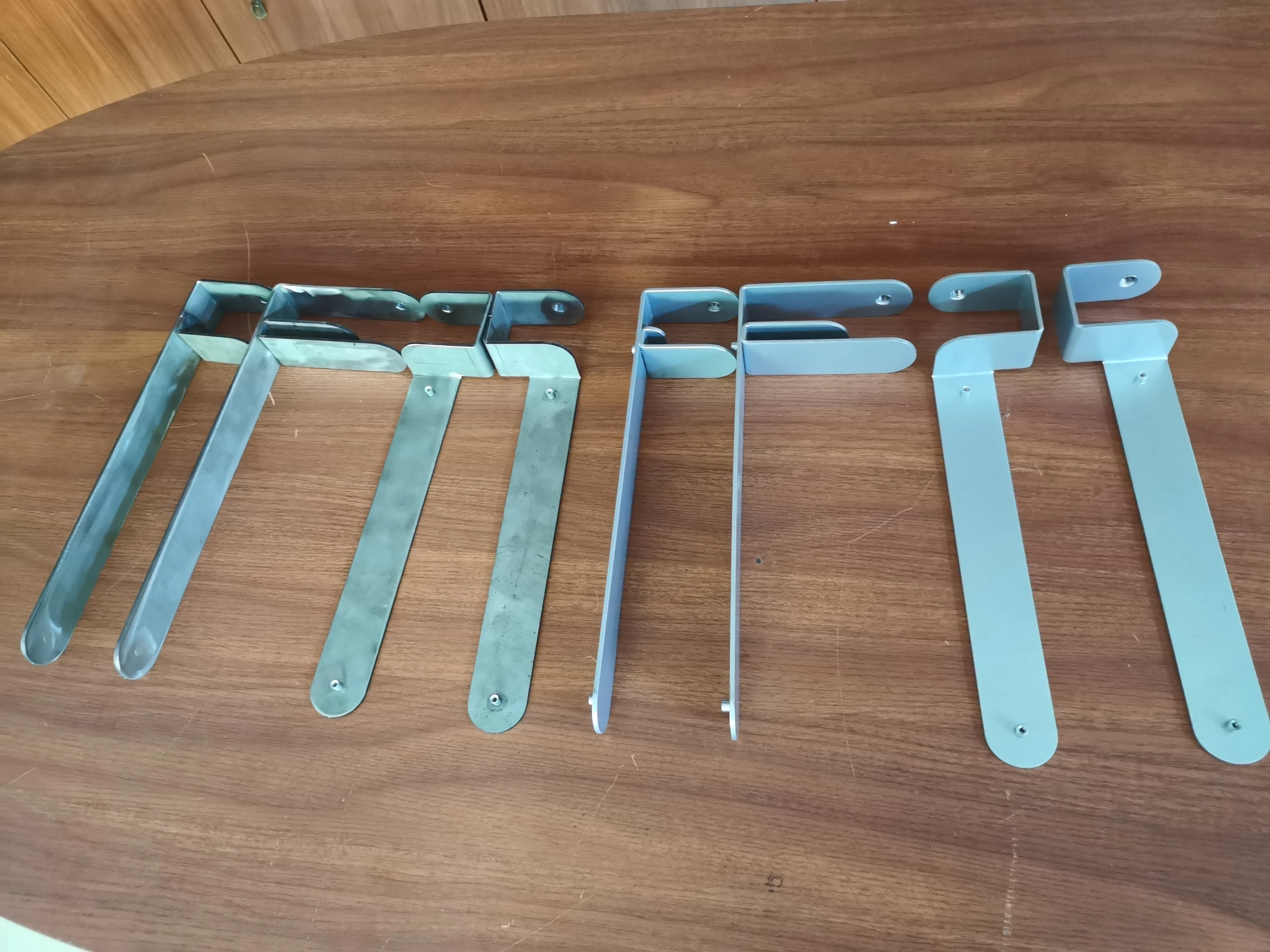 OEM&ODM custom metal bracket stainless steel aluminium black coating angle shelf L support wall mount adjustable U bracket