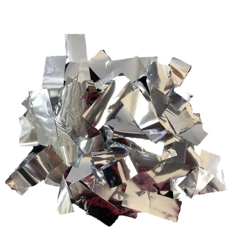 Event Party Decoration Silver Confetti Metallic Confetti Paper For Marriage Wedding Decoration Stage Effects