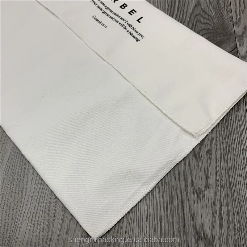40*30cm cotton envelope makeup bag with personal logo