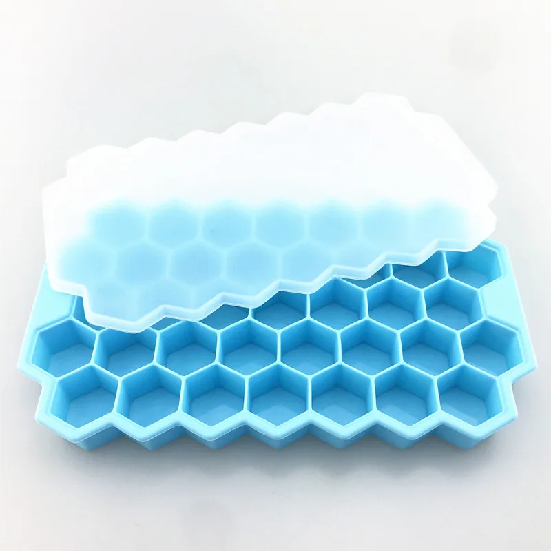 Food Grade Silicone ice lattice Reusable Flexible Silicone Ice Cube Tray Mold For Cold Drink Fruit Juice Beer Silicone ice latti