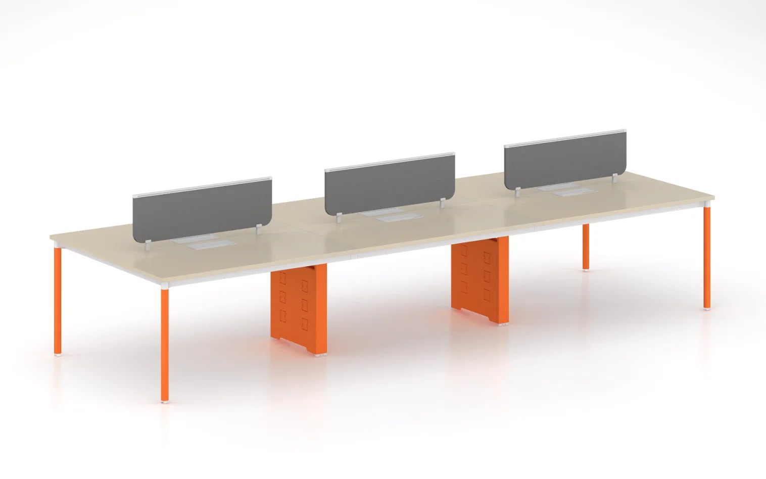 Guangzhou Factory Furniture Hardware Office Table Leg Metal Office Table Desk Workstation