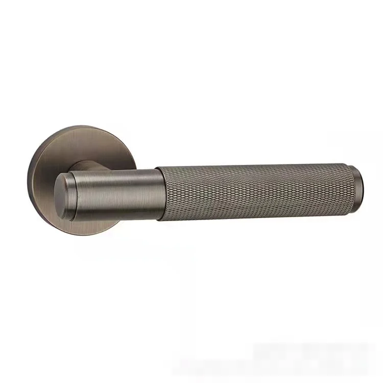 Luxury Europe style market Brass material Mortise Door Lock Set Handle Door Knob brass passage lever set for room and house door