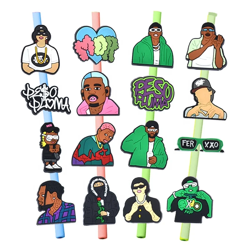 2023 mexican famous singer shoe charm peso pluma croc charms