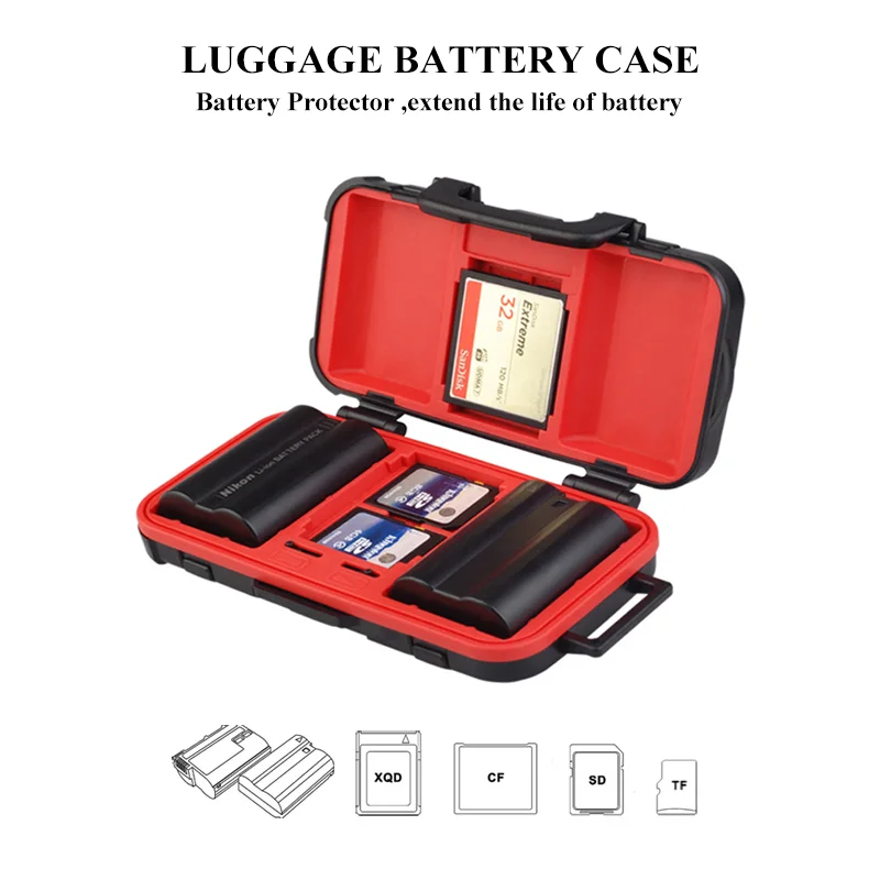 plastic memory card case holder for battery xqd sd tf cf small pp  micro sd sdhc memory card