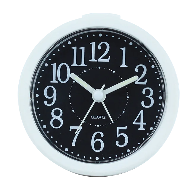 iMSH BB09202 Quartz analog clock table LED backlight alarm clocks wecker despertador bedside LED custom analogue alarm clock