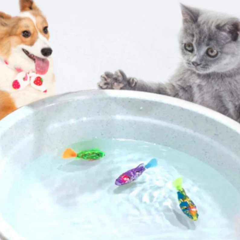 Electronic cat toy magic lifelike fish interactive pet toy for cat