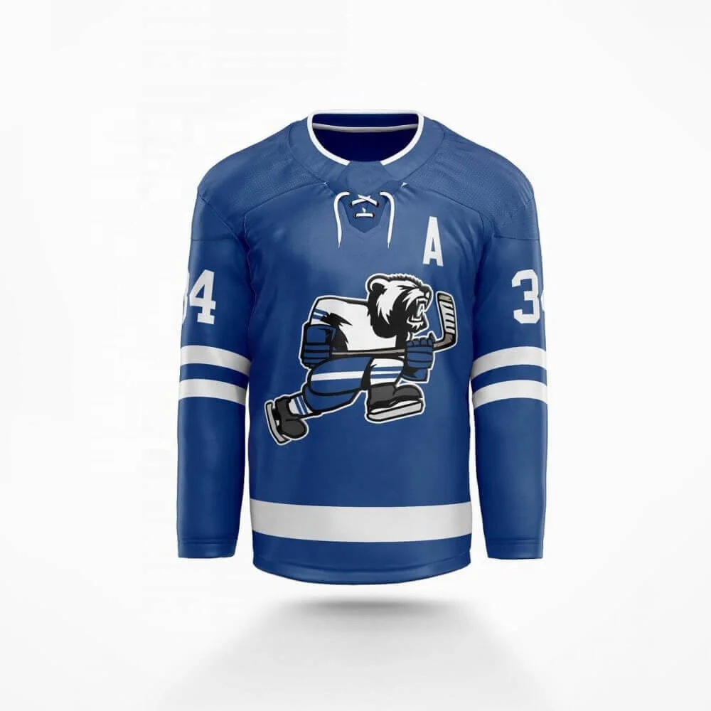 Custom team hockey jersey mens sublimation ice hockey jerseys