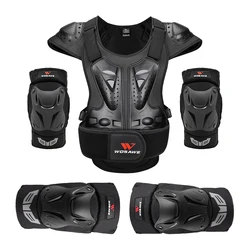 WOSAWE Adult Motorcycle Armor Motocross Chest Back Protector Moto Protection Body Armor Riding Skateboard Jacket Protective Gear