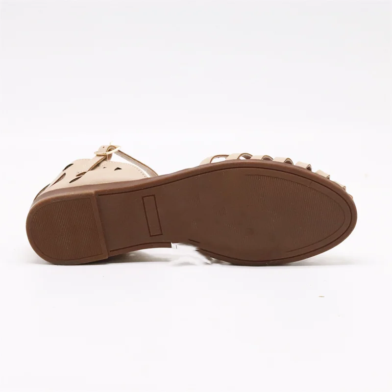 Hot selling good quality cheap price summer flat sandals comfortable flat shoes