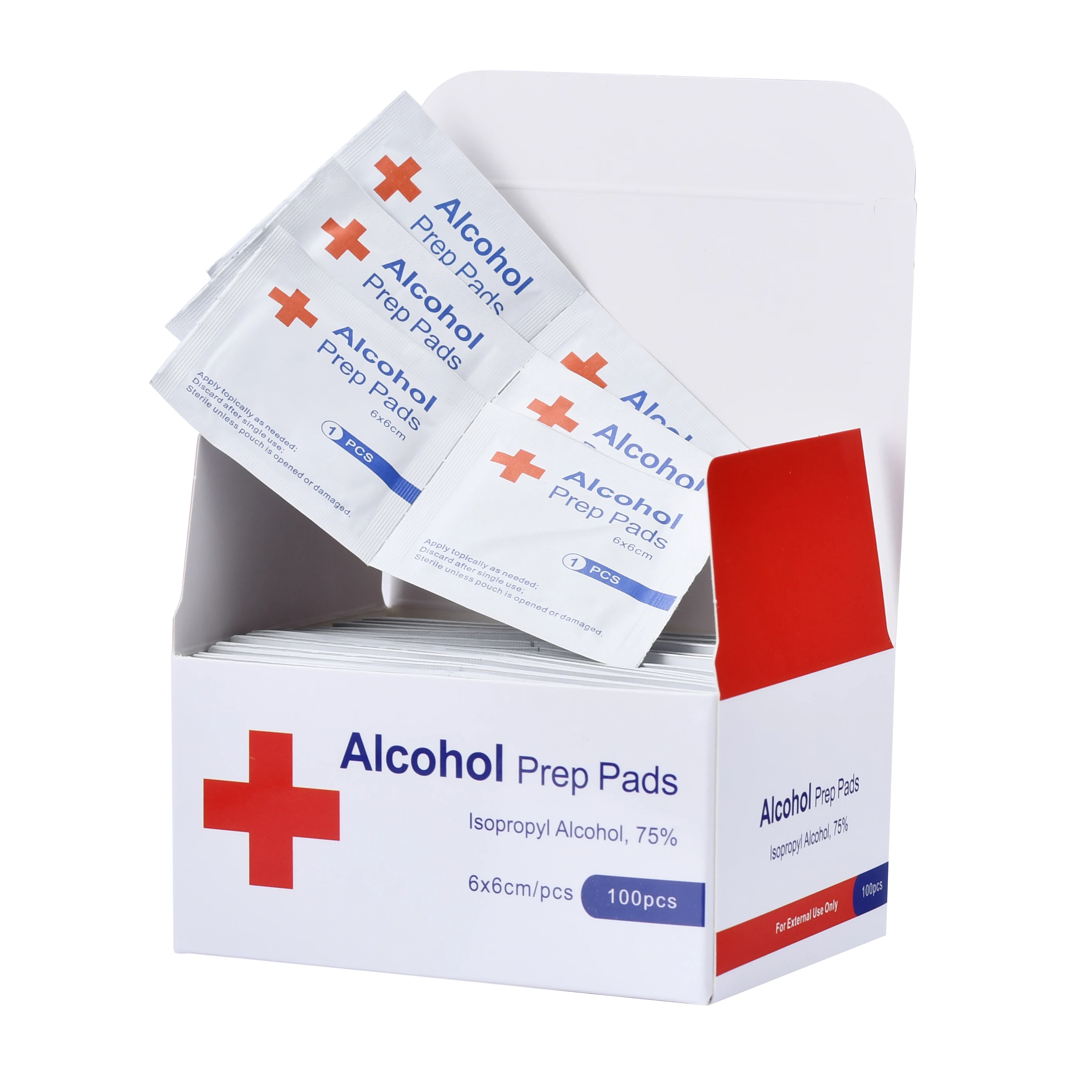 70% Isopropyl Alcohol Prep Pad None woven fabric Alcohol Swabs Alcohol Wipes