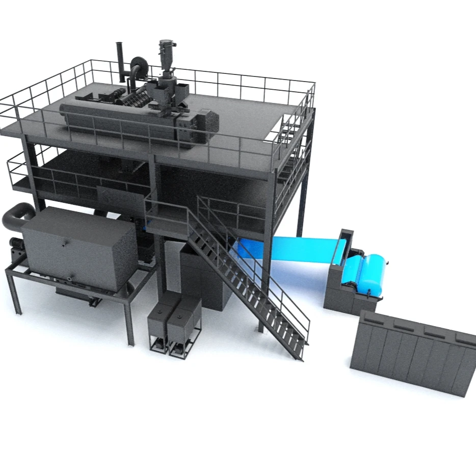
1600MM PP Spunbond Non Woven Fabric Machine Textile Machinery On Sale 