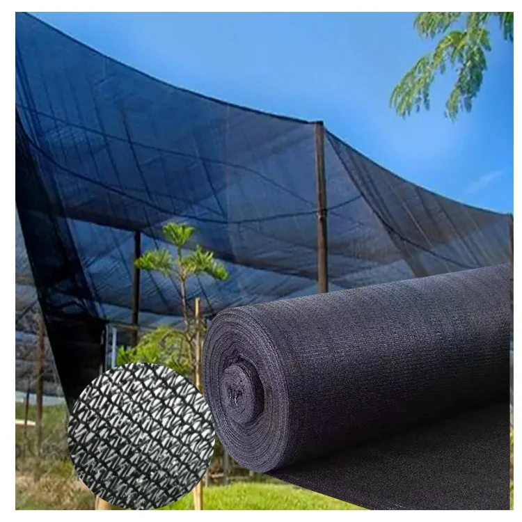 Оптовая продажа, HDPE вязаная УФ-защита, черная Солнцезащитная сетка, 50% затеняная сетка для зеленого дома