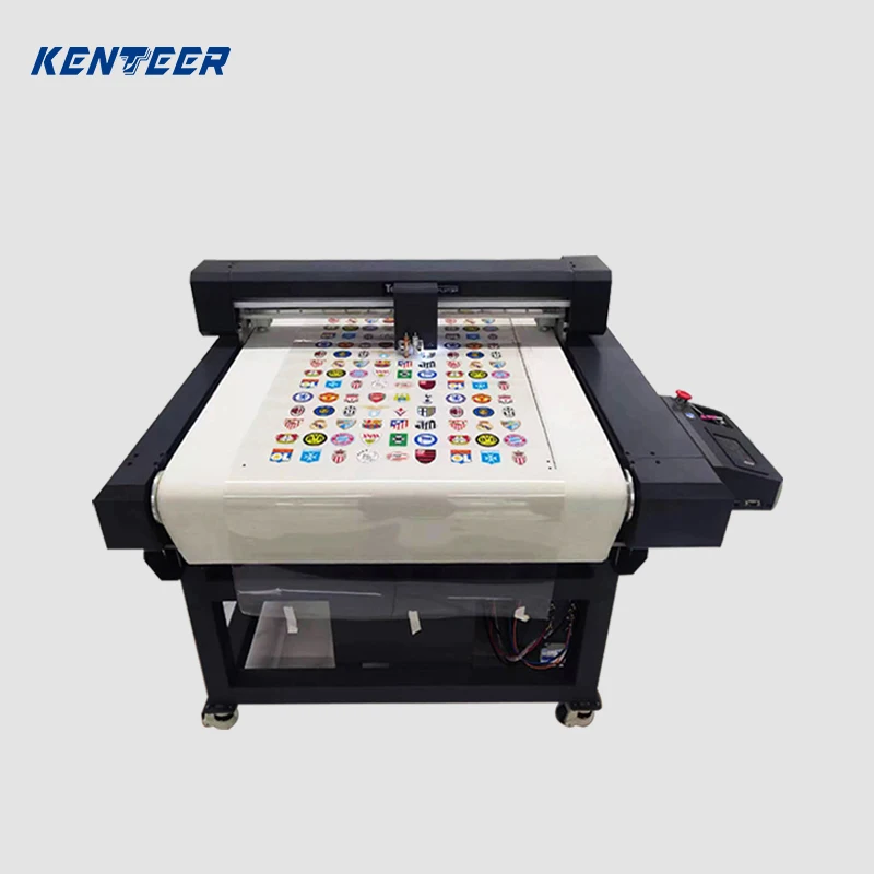 60x90cm autofed Digital Flatbed Cutter Plotter DTF Cutting machine dtf film label cutter for DTF film rolls material processing