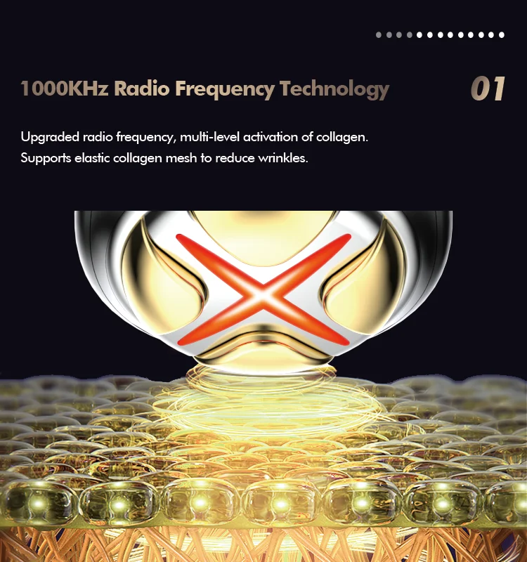 2023 Ems Rf Lifting Multifunction Microcurrent Facial Toning High Radio Frequency Home Use Beauty Device