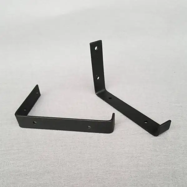 Factory price high precision OEM Stainless Steel 301/304/316 / Aluminum Alloy Bended Mounting Brackets For Shelves
