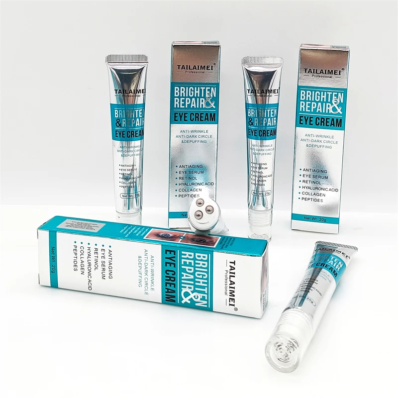 EC001 Hot Wholesale Anti Aging Brighten Repair Eye Cream For Dark Circles And Puffiness Under Eye Cream Wrinkle Creams