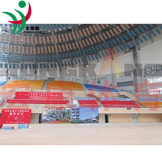 Telescopic Electric Grandstand Stadium Basketball Bleacher Retractable Seating