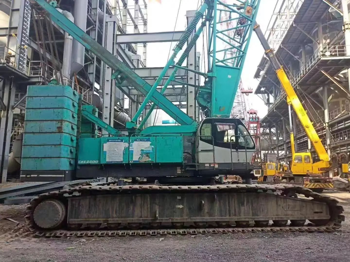 Hot Sale Hydraulic Original Engine Kobelco CKE2500-2 Crawler Crane Construction Machinery