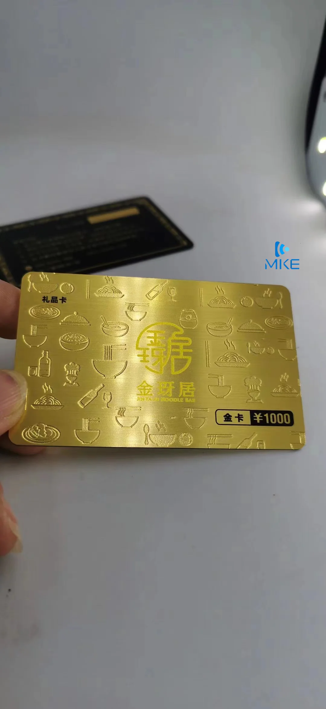 Custom luxury embossed frost uv black plastic pvc cards