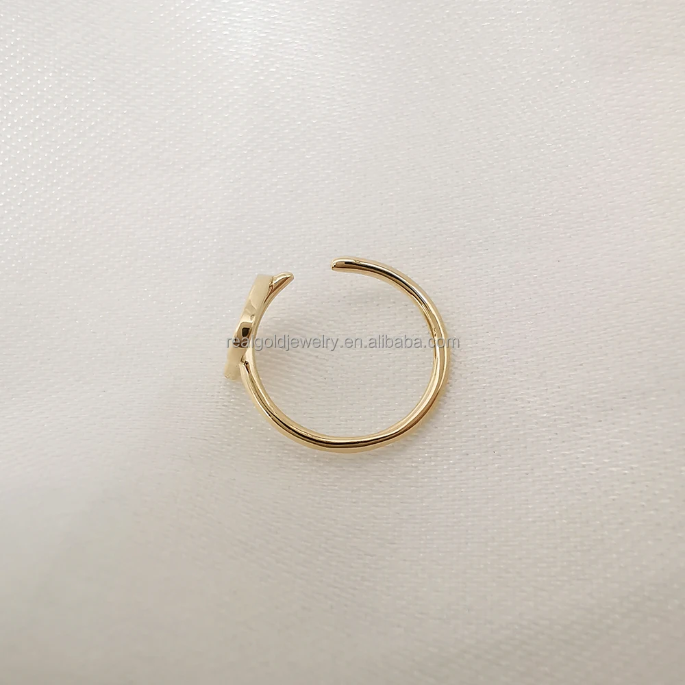Minimalist Luxury 14K Pure Gold Nose Pin and Ear Cartilage Earring Clip AU585 Fine Jewelry with Zircon Stone Piercing Jewelry
