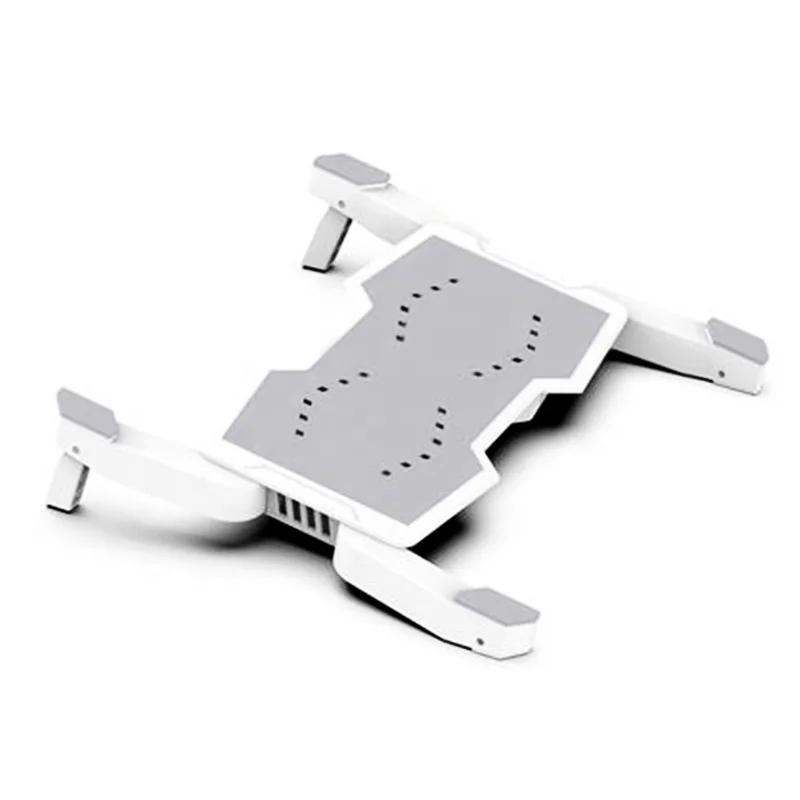 New Black Vertical Folding Laptop Stand Foldable Portable Extension Aluminum Alloy Cooling Pad