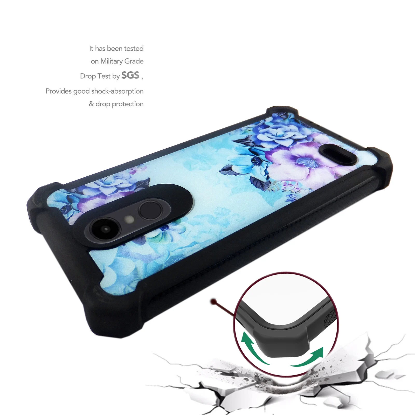 Waterproof Fashion 3 In 1 Luxury Mobile Phone Cases Vendors Custom Design Print Pattern Phone Case For LG  Aristo 2