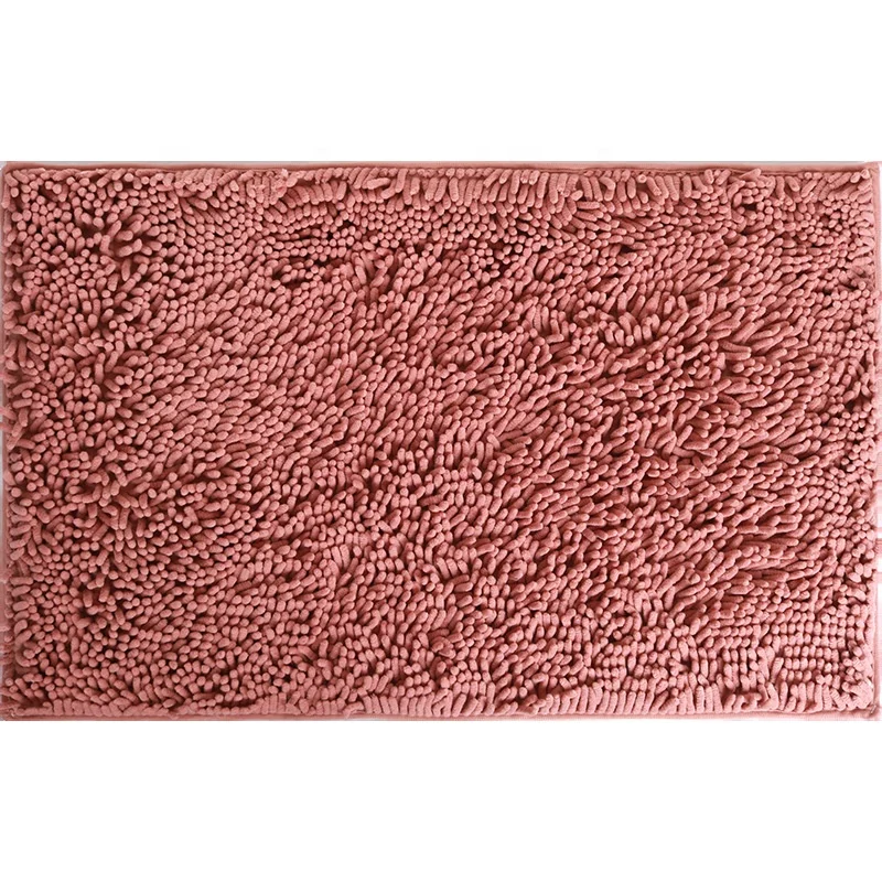 Плюшевый зашифрованный синель напольный коврик для ванной комнаты u-образный Впитывающий Коврик для унитаза ПВХ нескользящий нижний коврик для ног