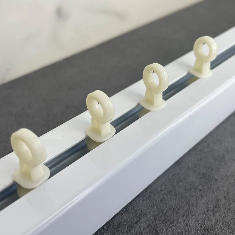 Manufacture High Quality Pulley Curtain Track With Hook Sliding Plastic Curtain Track Accessories Hooks