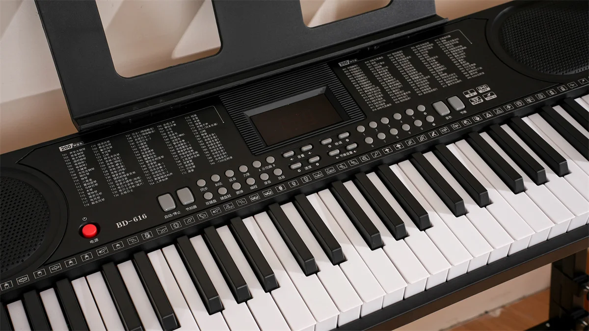 BADU MUSIC New design 61 keys digital keyboard piano instruments from China high quality beginners keyboard instruments on sale