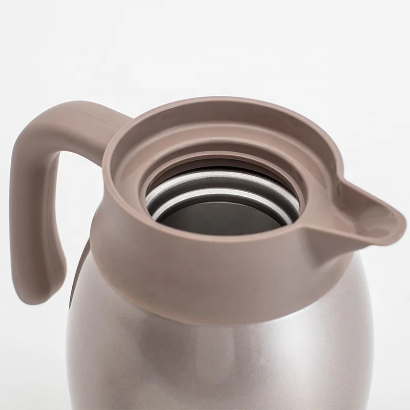 Double Wall Insulated Stainless Steel Thermos Tea Coffee Pot