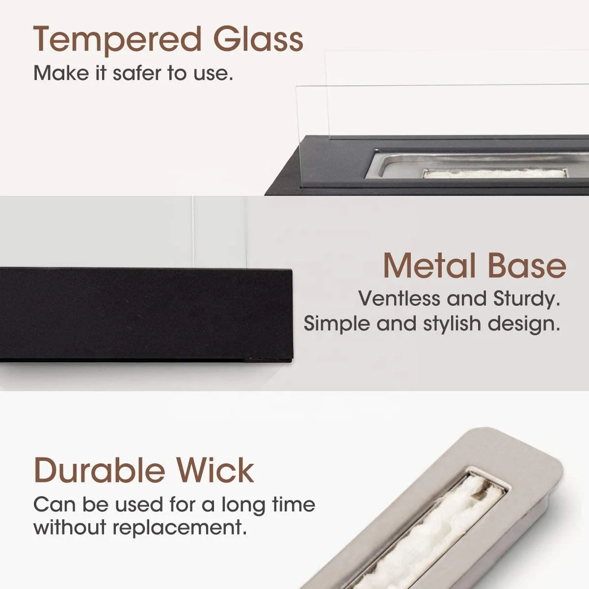 
Ventless metal bio-ethanol indoor door fireplace Tabletop Desk Table Top Ethanol Fireplace 