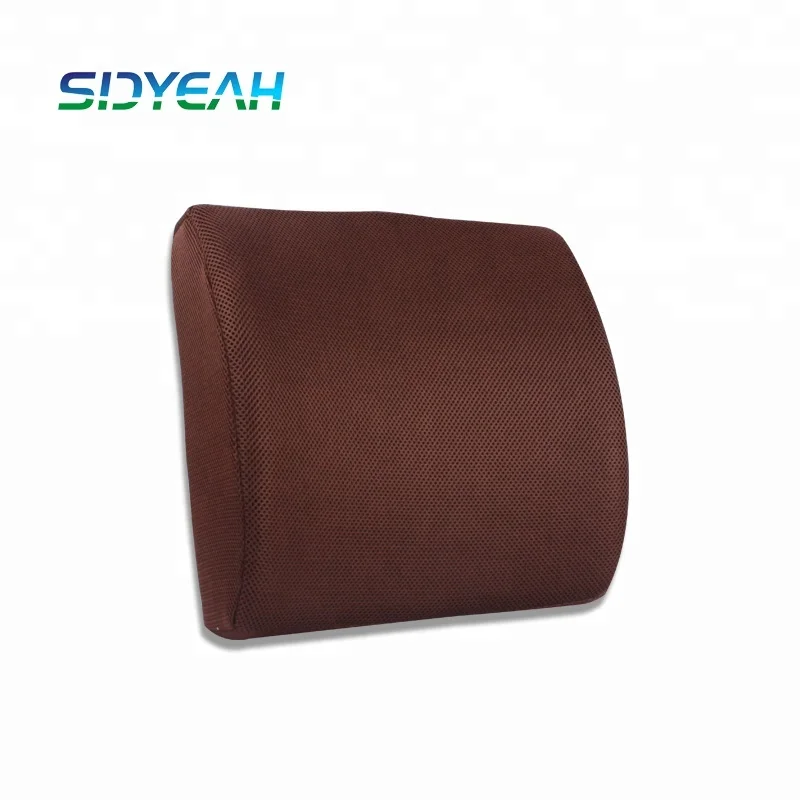 Cheap Wholesale Car driver memory foam seat back cushion chair lumbar Support Cushion