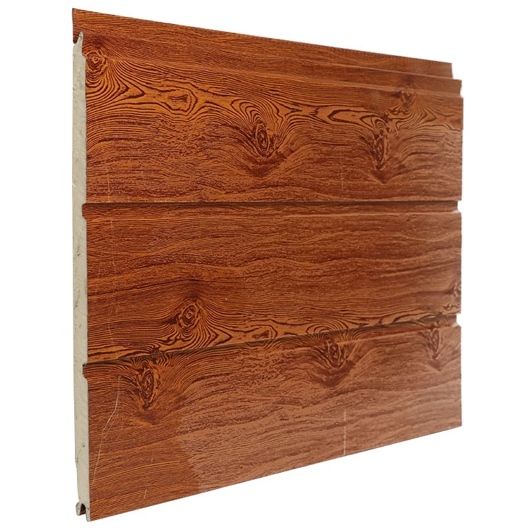 OEM Industrial building house use thermal insulation PU decorative exterior metal wall panel