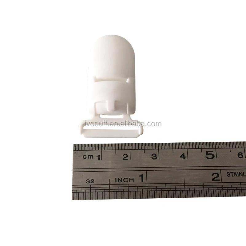 Пластиковый зажим для соски, низкая цена, оптовая продажа, белый цвет, пластиковый держатель для соски