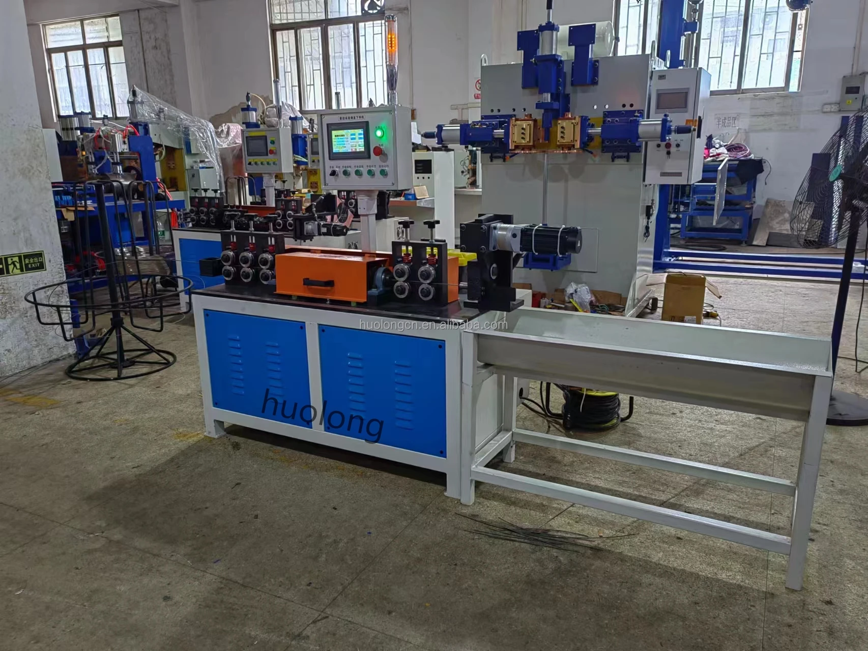 PLC Control Steel Wire Straightening and Cutting Machine with 6-8mm