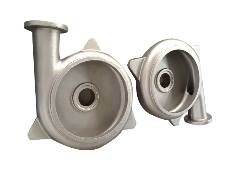 Investment casting stainless steel pump housing , foundry stainless steel impeller parts
