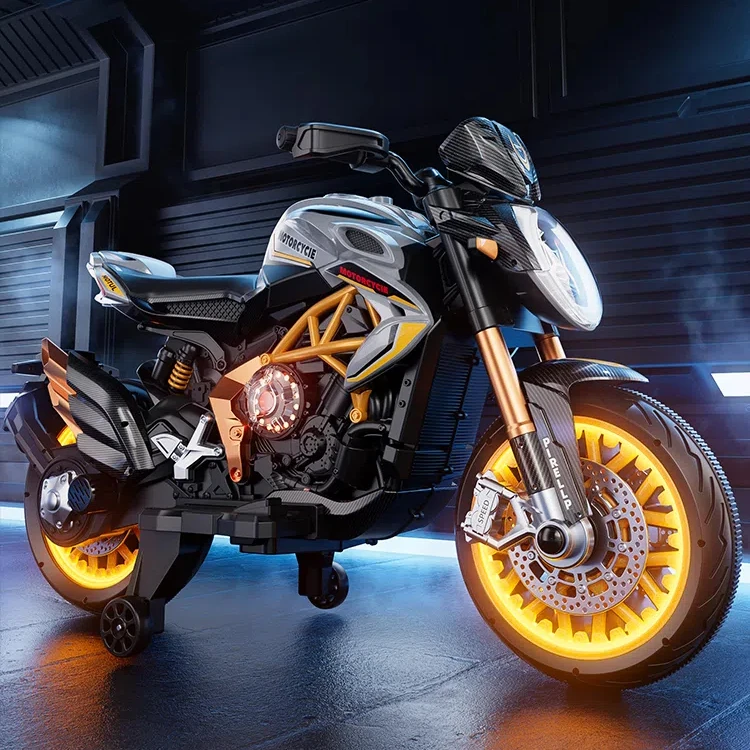 New Design Kids Electric Motorcycle 3 Wheel Off-road 12v 6-8 Years Old Electric Kids Motorcycle