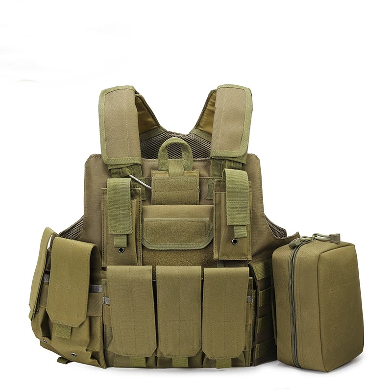 1201 Custom Made Logo Wholesale OEM Men Waterproof Molle Outdoor Travel Fashion Tactical Vest