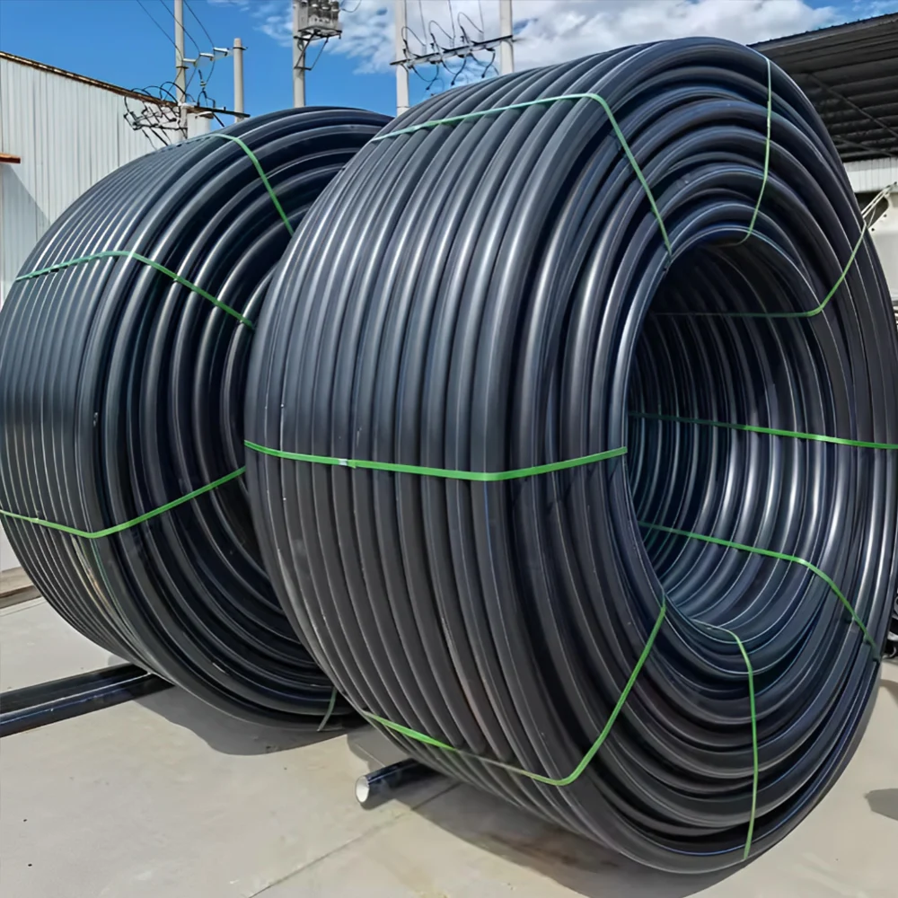 PE100 DN25 Dual U HDPE Geothermal Pipe HDPE Heating Coil Tubes for Underground Water Supply