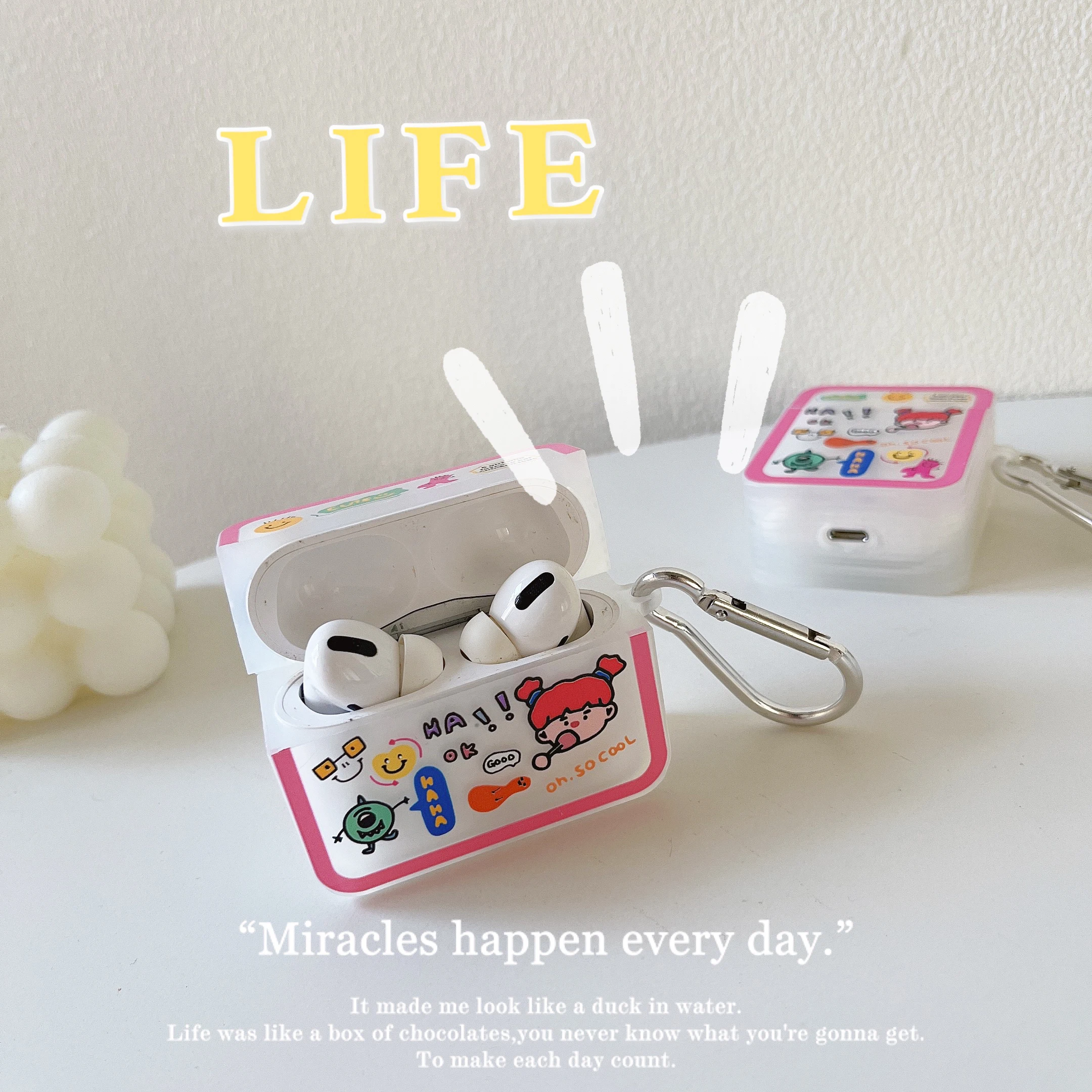 Силиконовый защитный чехол для наушников Airpods