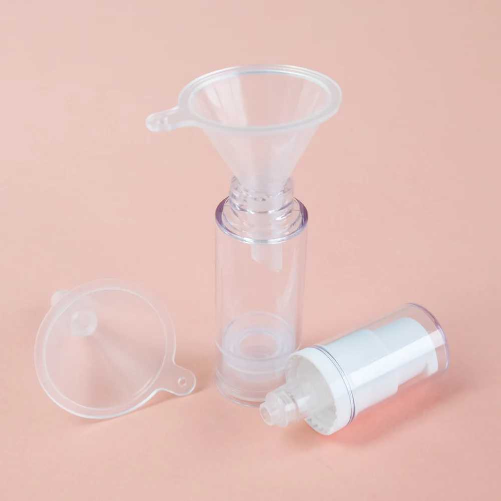 Clear Plastic Funnel, Transparent PP Plastic Mini Perfume dispensing Funnel