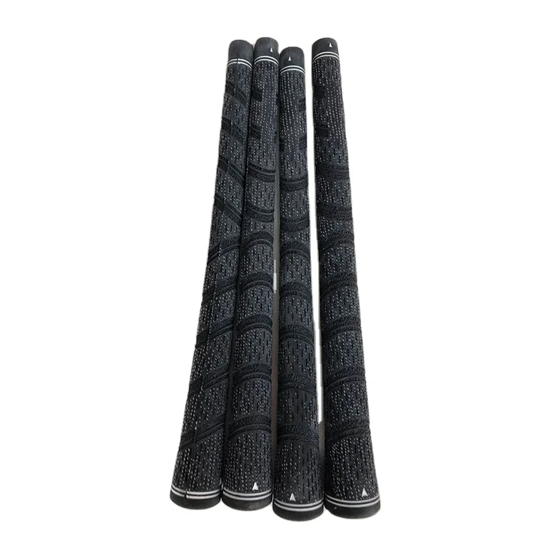 Custom half cord yarn rubber golf club grip