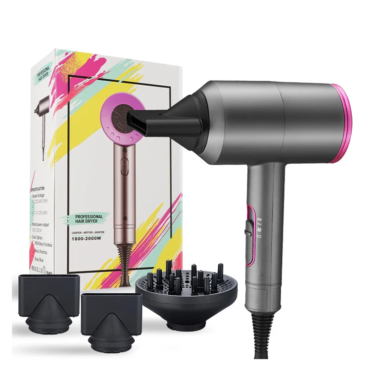 Professional Portable Household Ionic Blow Dryer Hotel Use Rechargeable Wireless Cordless Hair Dryer Black Plastic Ionic 5 Car