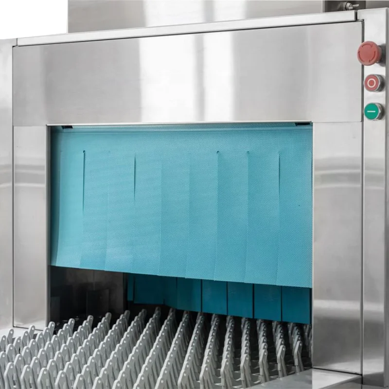 Large Automatic Electric Dish Washing Machine Industrial Commercial Long Line Tunnel Conveyor Type Dishwasher